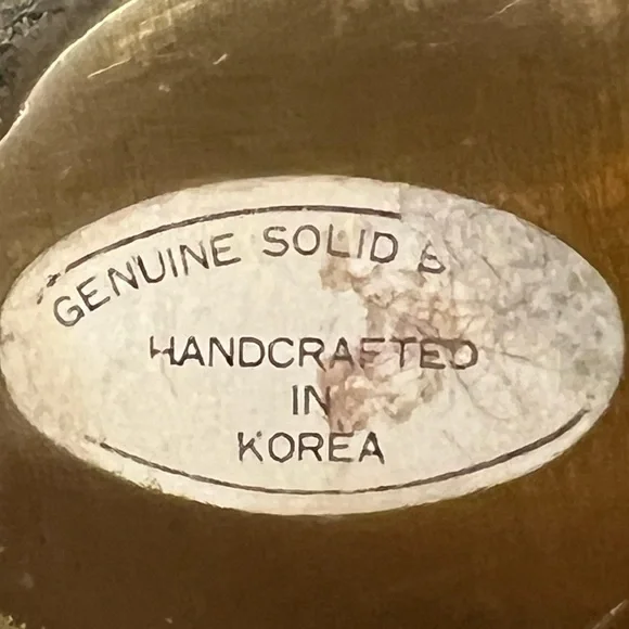 Pair of Vintage Genuine Brass Quails/Mother-Baby Brass Birds~ Mid Century Birds - Picture 10 of 13